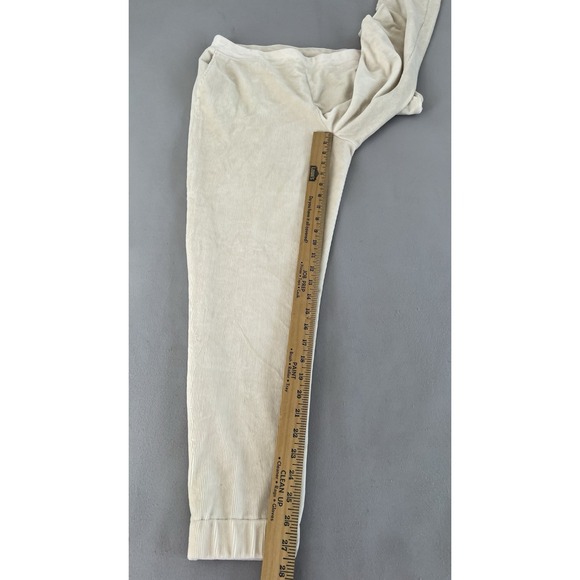 J Jill Women's Corduroy Stretch Pans Jogger Sz Small Beige Pull On - Picture 2 of 9